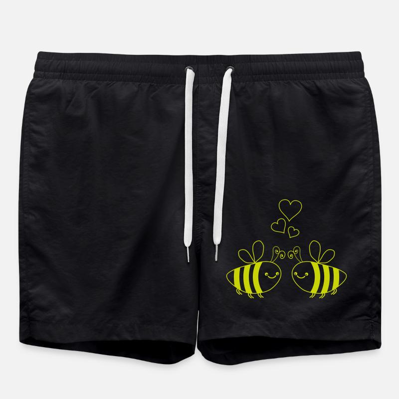 L’amour des abeilles - Short de bain - noir