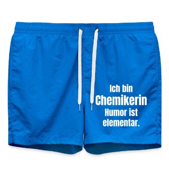 Humor für Chemikerin elementar - Badeshorts - Cobalt blue - Vorne