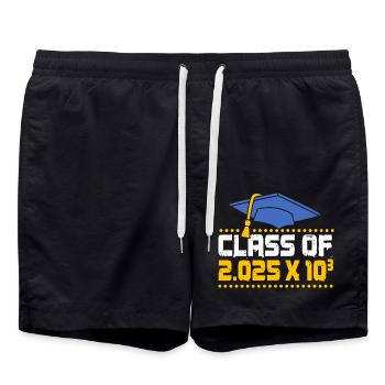 Classe de 2025 - Short de bain - noir - Devant - AI Model Male 185 light (185cm)