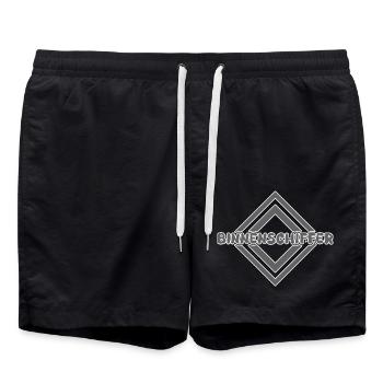 Job Inland waterway skipper - Swim Trunks - black - Front - AI Model Male 185 light (185cm)