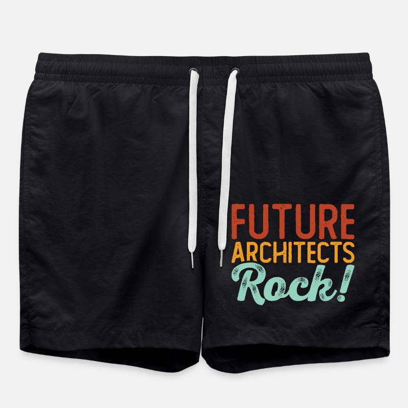 Architecte - Short de bain - noir