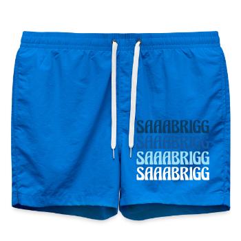 Saaabrigg Saarbrücken Dialect Gift - Swim Trunks - cobalt blue - Front