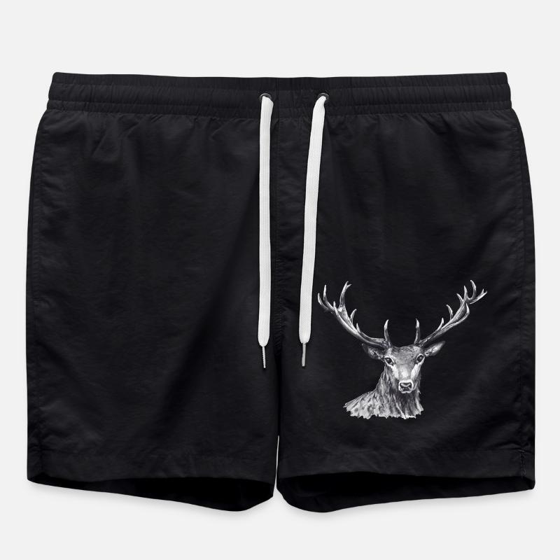 Cerf - Short de bain - noir