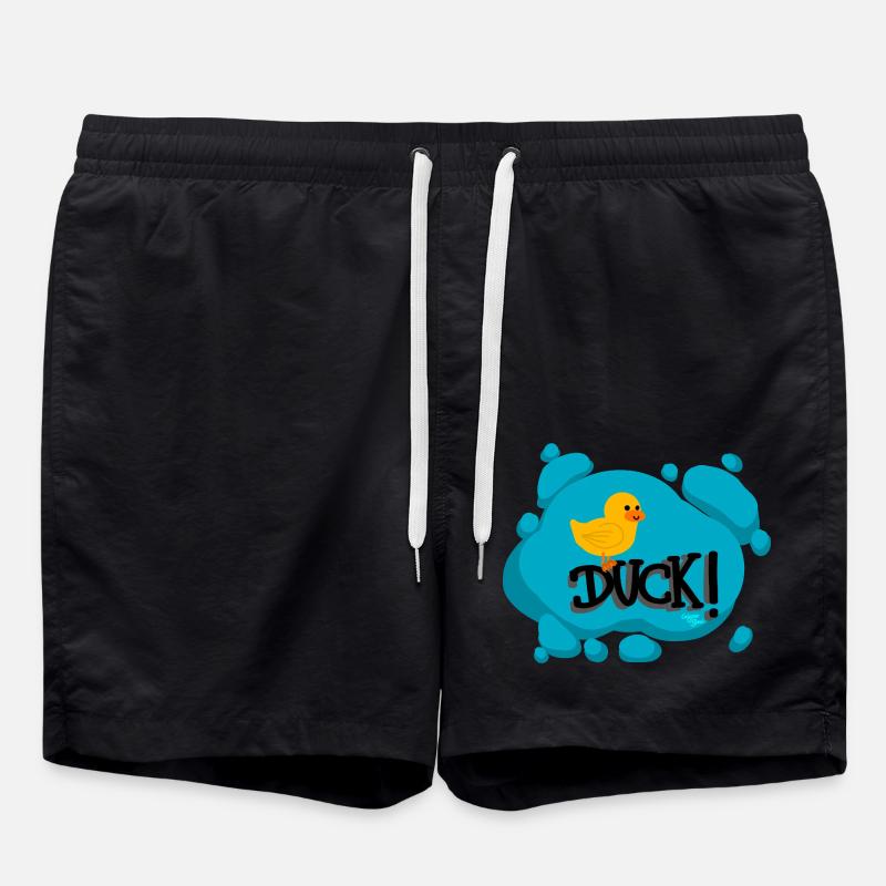 Duck! - Calypso Blous - Badeshorts - Schwarz