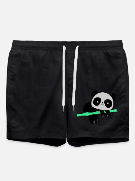 Panda - Short de bain - noir