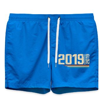 Millésime Anniversaire 2019 Fête Anniversaire 2019 - Short de bain - cobalt blue - Devant