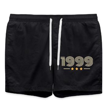 Légendaire Depuis 1999 Cadeau D anniversaire 1999 - Short de bain - noir - Devant - AI Model Male 185 light (185cm)
