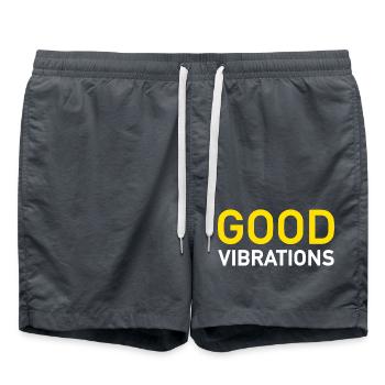 Good Vibrations - Badeshorts - Anthrazit - Vorne - AI Model Male 185 light (185cm)