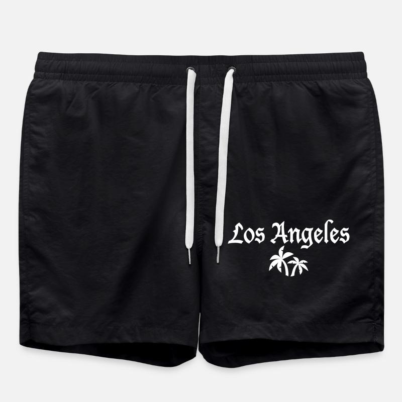 Palmiers de Los Angeles - Short de bain - noir