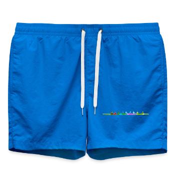 Buntes achter Ruderboot - Badeshorts - Cobalt blue - Vorne