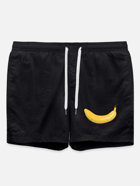 Banana smile - Swim Trunks - black