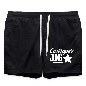 Castrop Rauxel - Short de bain - noir - Devant - AI Model Male 185 light (185cm)