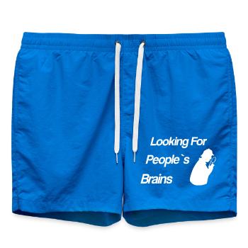 Looking For People's Brains - Sherlock - Swim Trunks - cobalt blue - Front