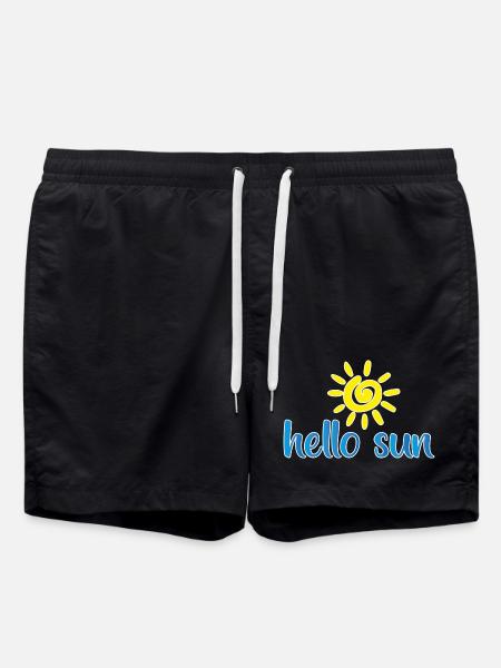 sun 01 - Short de bain - noir