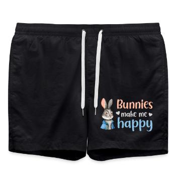 Lapin Lapin - Short de bain - noir - Devant - AI Model Male 185 light (185cm)