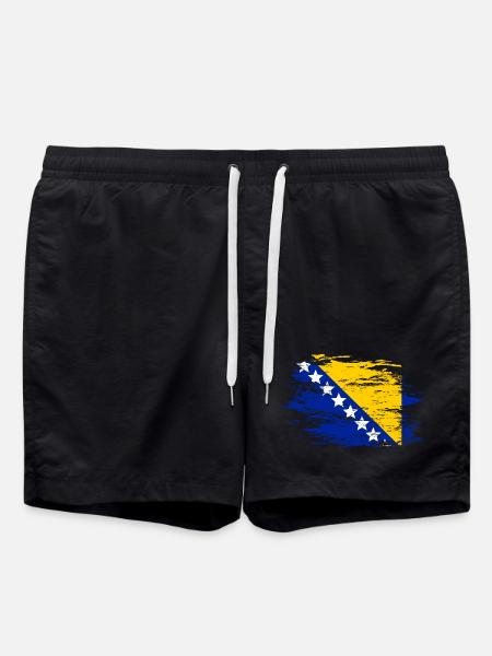 Drapeau bosnien utilisé - Short de bain - noir