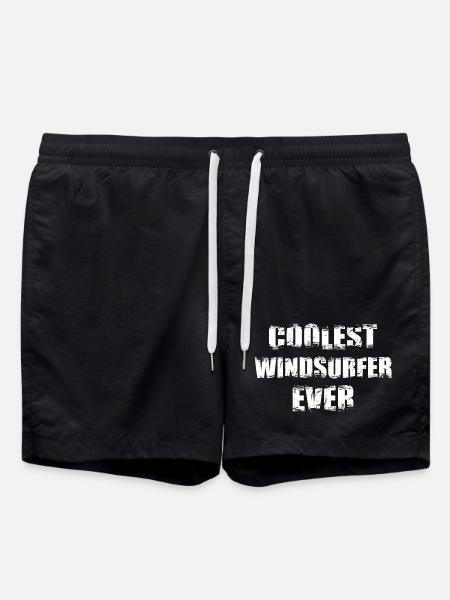 Coolest Windsurfer Ever - Swim Trunks - black
