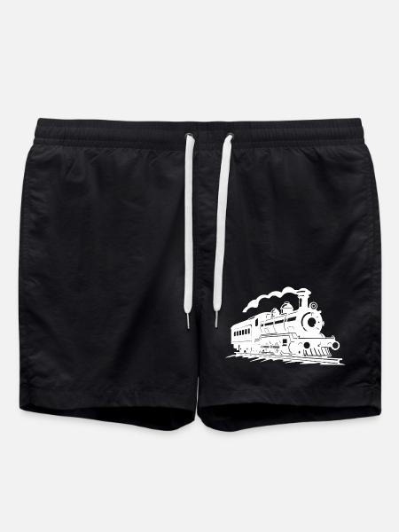 Railroad - Swim Trunks - black