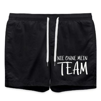 Mon équipe - Short de bain - noir - Devant - AI Model Male 185 light (185cm)