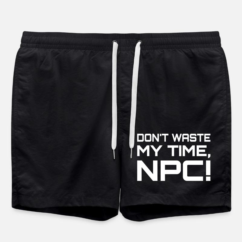 PNJ hors du chemin - Short de bain - noir
