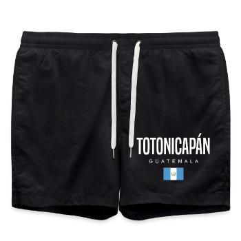 Totonicapán Guatemala Guatemalteken - Swim Trunks - black - Front - AI Model Male 185 light (185cm)
