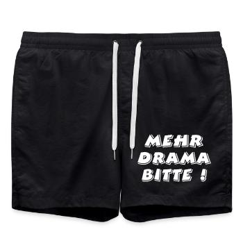 Drama - Swim Trunks - black - Front - AI Model Male 185 light (185cm)