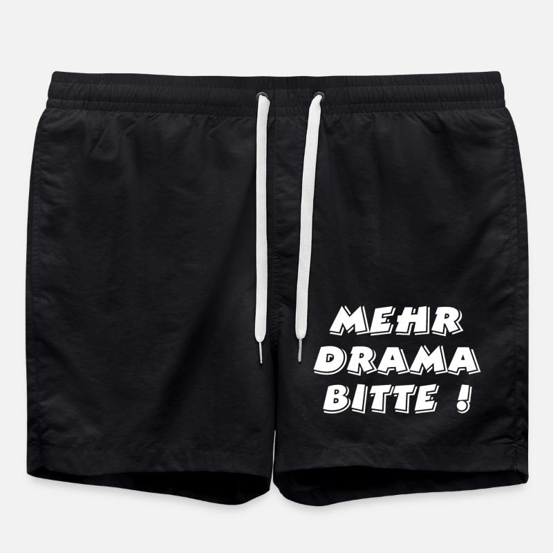 Drama - Badeshorts - Schwarz