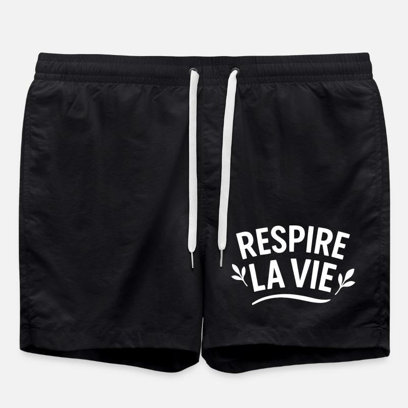 Respire la Vie Naturelle - Short de bain - noir