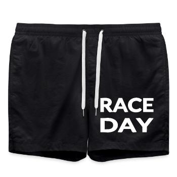 Auto - Badeshorts - Schwarz - Vorne - AI Model Male 185 light (185cm)