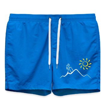 Bergwanderer in der Sonne - Badeshorts - Cobalt blue - Vorne