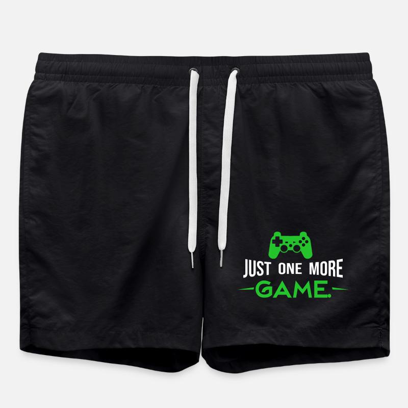 Just_one_more_game_ _play_2026 - Short de bain - noir