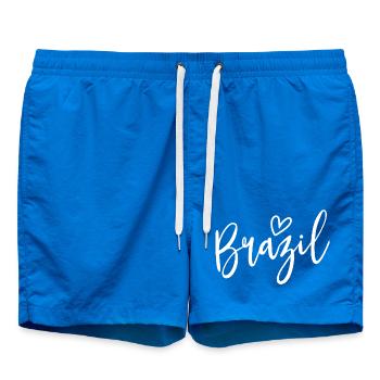 Les femmes du cœur du Brésil aiment le Brésil - Short de bain - cobalt blue - Devant