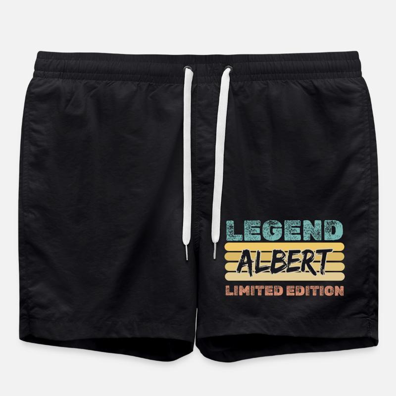 Saying Albert - Swim Trunks - black