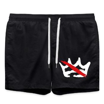 No King - Swim Trunks - black - Front - AI Model Male 185 light (185cm)