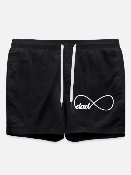 dad forever - Swim Trunks - black