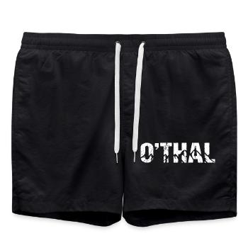 Monts O’thal Oberwiesenthal - Short de bain - noir - Devant - AI Model Male 185 light (185cm)