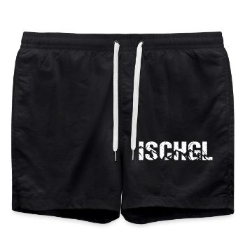 Ischgl Alpes Tyrol Autriche Ischgl Montagnes - Short de bain - noir - Devant - AI Model Male 185 light (185cm)
