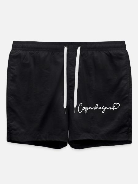 Copenhagen heartbeat - Swim Trunks - black