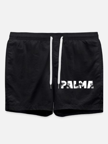 Palma Palm Trees - Swim Trunks - black
