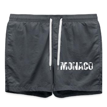 Palmiers de Monaco - Short de bain - charbon - Devant - AI Model Male 185 light (185cm)