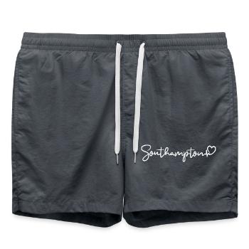 Battement de cœur de Southampton - Short de bain - charbon - Devant - AI Model Male 185 light (185cm)