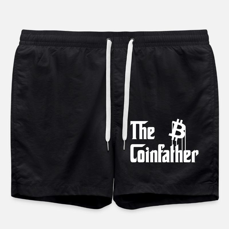 The Coinfather Bitcoin - Swim Trunks - black