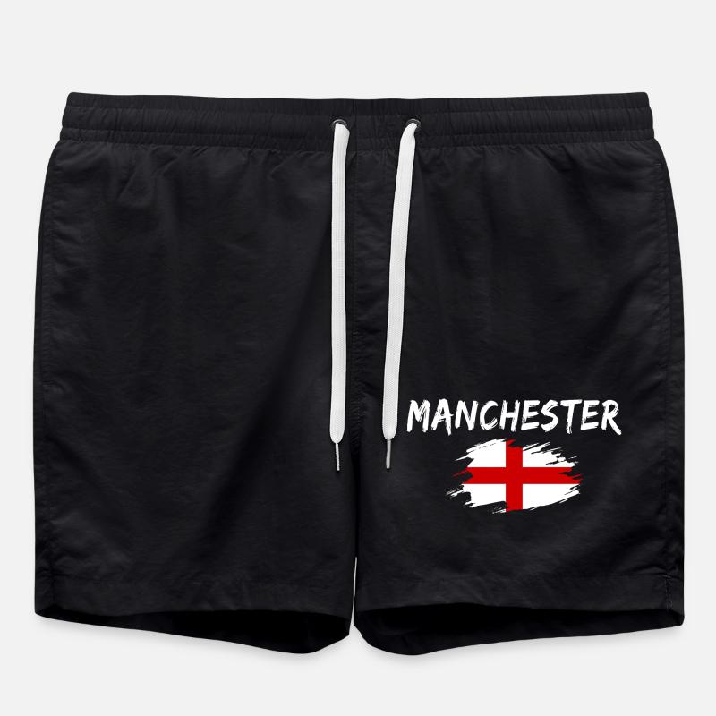Manchester, Angleterre - Short de bain - noir