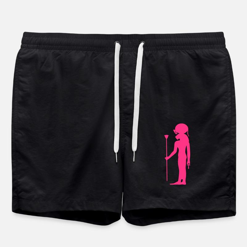 Egyption Dieu 28 - Short de bain - noir