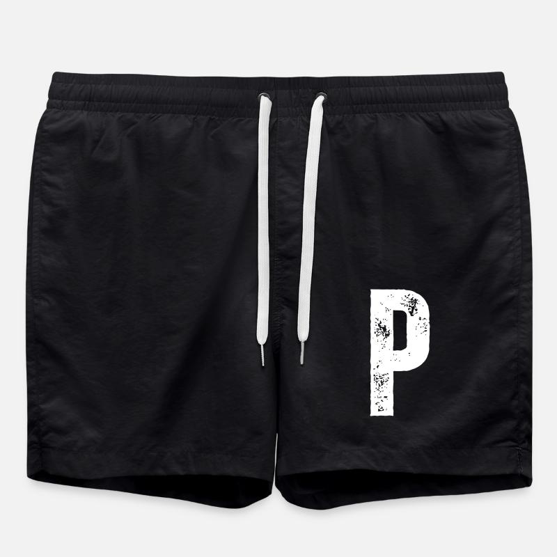 P - Short de bain - noir