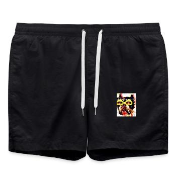 Cheers Frenchie - Swim Trunks - black - Front - AI Model Male 185 light (185cm)