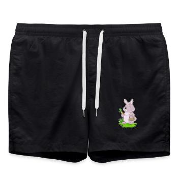 Carotte Lapin - Short de bain - noir - Devant - AI Model Male 185 light (185cm)