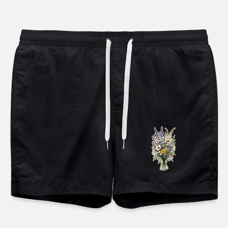 Wildflowers - Short de bain - noir