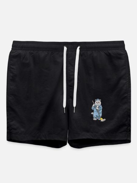 British Shorthair Cleaner Mop - Swim Trunks - black