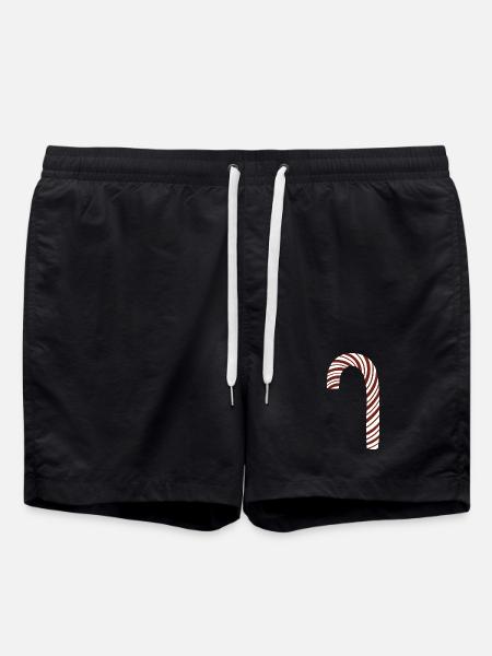 Candy Cane - Swim Trunks - black